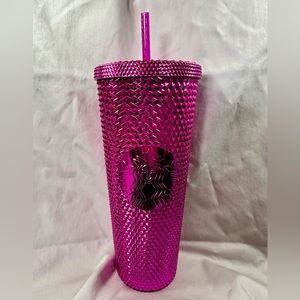BNWT Starbucks Venti Chrome Sangria Tumbler